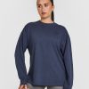 Classic Oversized Lightweight Long Sleeve Top True Blue
