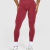 Effortless Seamless Leggings Burnt Cherry