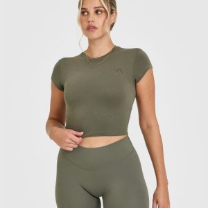 Cotton Icon Baby T-Shirt Alpine Green