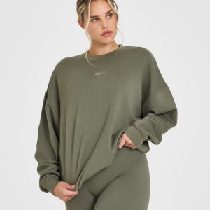 Mid Weight Sweatshirt Alpine Green