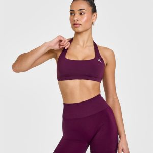 EasyLift™ Halter Bralette Ripe Fig