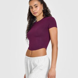 Mellow™ Soft Mid Short Sleeve T-Shirt Ripe Fig