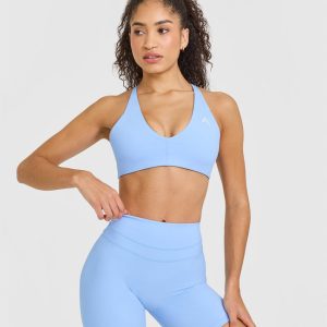 Unified Micro Bralette Powdered Blue