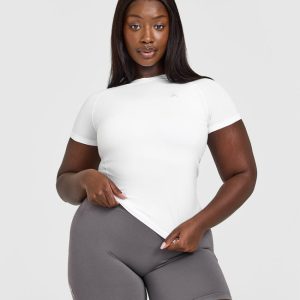 Go To Seamless Fitted Top White