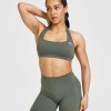 EasyLift™ Halter Bralette Dark Khaki