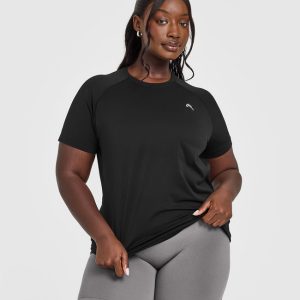 Go To Seamless Loose Top Black