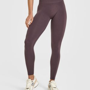 Effortless Seamless Leggings Umber Brown