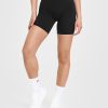 Unified High Waisted Shorts 6" Black