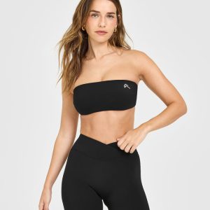 Unified Micro Bandeau Bralette Black