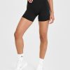 SoftMotion™ High Waisted Shorts 6" Black